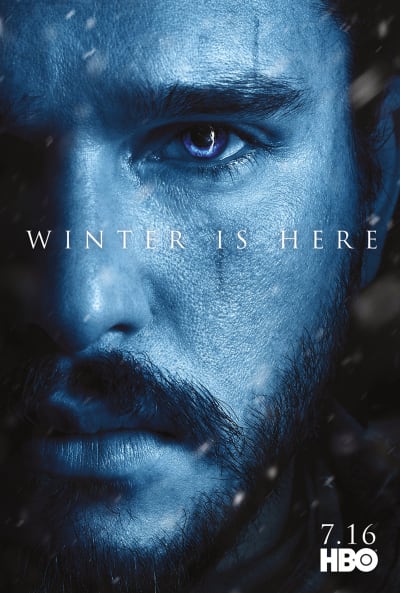 jon snow season 7 poster game of thrones